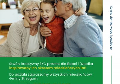 Konkurs z okazji Dnia Babci i Dziadka – Stwórz EKO prezent!