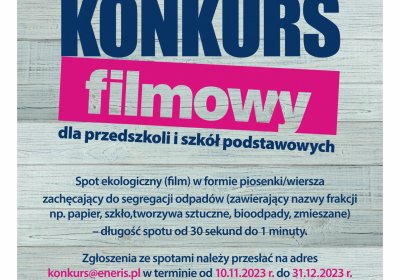 Nowy konkurs filmowy dla szkół i przedszkoli w gminie Strzegom!