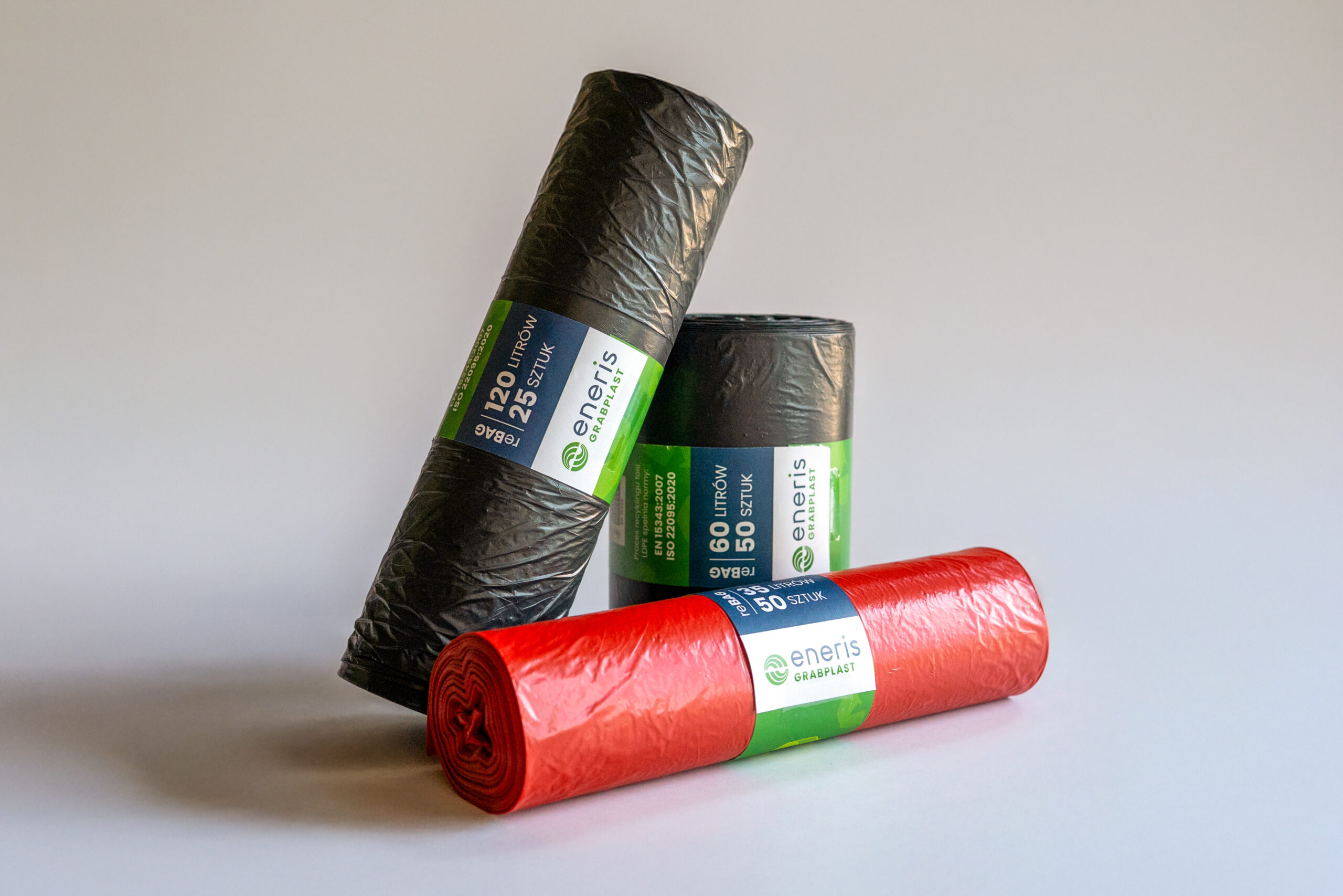 Eneris Grabplast mit Blue Angel Zertifikat für reBAG-Beutel